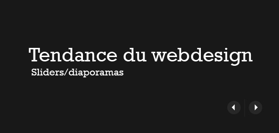 Tendance du webdesign