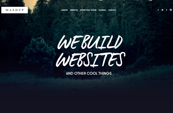 Inspiration Webdesign Mars 2014