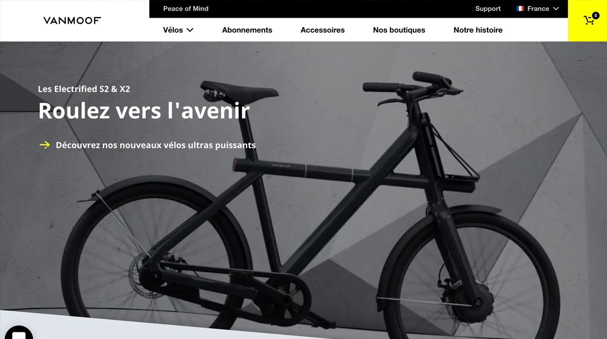Bike Webdesign inspiration