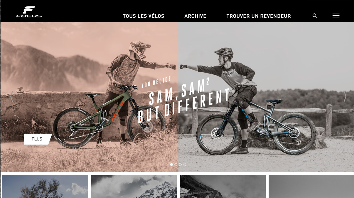 Bike Webdesign inspiration