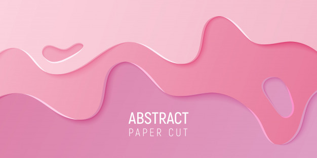 Abstract Paper Cut Background